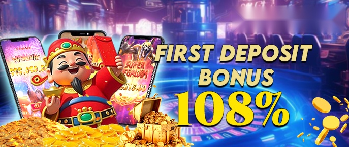 First Deposit Bonus 108%